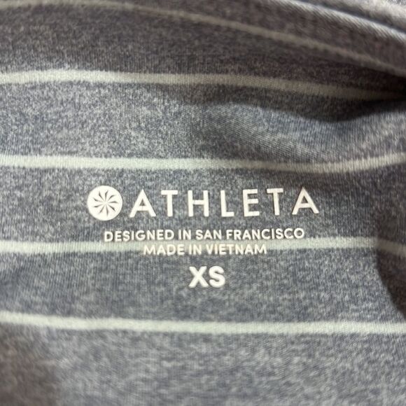 Athleta Gray striped leggings size XS EUC - Picture 11 of 13